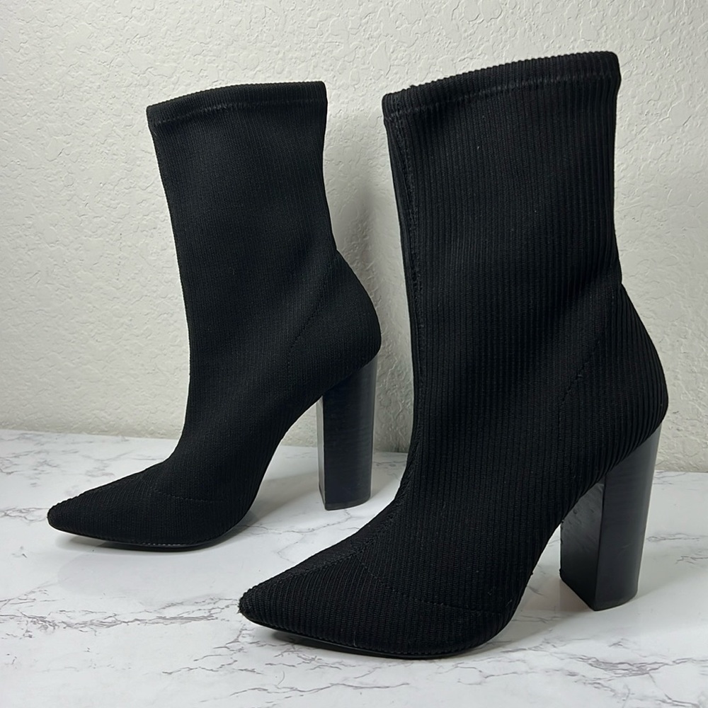 Steve Madden sock heels Size 7.5